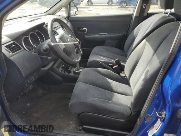 2009 Nissan Versa 1.8 SL with VIN 3N1BC13E49L469544, listed as a Copart auction lot 44134585 with 185,329 mi miles and Salvage Title. Bid and sale history available at carsss.com. Image 7.