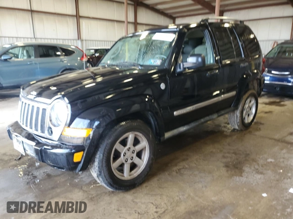 2006 Jeep Liberty Limited with VIN 1J4GL58K66W165494, listed as a Copart auction lot 59162625 with 106,334 mi miles and Salvage title. Bid and sale history available at DreamBid. Image 1.