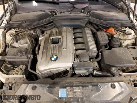 2007 BMW 5 Series 530i with VIN WBANE73597CM50002, listed as a Copart auction lot 83664944 with 205,201 mi miles and Clean Title. Bid and sale history available at DreamBid. Image 11.