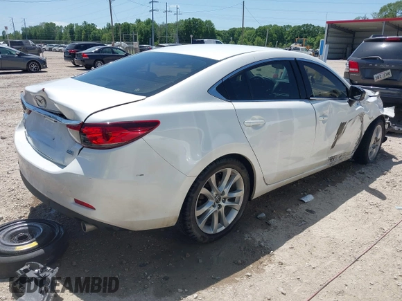 2015 Mazda 6 i Touring with VIN JM1GJ1V55F1209341, listed as a IAAI auction lot 41984500 with 192,140 mi miles. Bid and sale history available at carsss.com. Image 4.