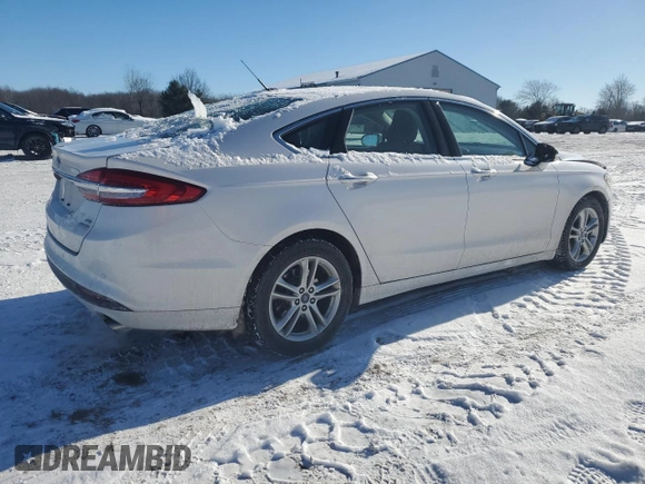 2018 Ford Fusion SE with VIN 3FA6P0HDXJR230360, listed as a Copart auction lot 87761215 with 60,305 mi miles and Salvage Title. Bid and sale history available at DreamBid. Image 3.