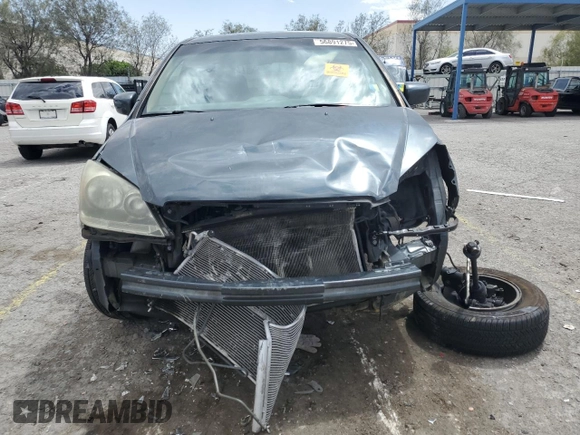 2005 Honda Odyssey EX-L with VIN 5FNRL38645B049087, listed as a Copart auction lot 56891275 with 194,587 mi miles and Salvage title. Bid and sale history available at DreamBid. Image 5.