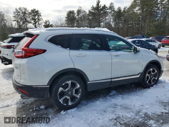 2017 Honda CR-V Touring with VIN 5J6RW2H90HL051779, listed as a Copart auction lot 45591765 with 89,306 mi miles and Salvage Title. Bid and sale history available at carsss.com. Image 3.