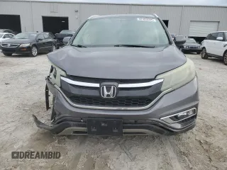 2015 Honda CR-V EX-L with VIN 2HKRM4H78FH666992, listed as a Copart auction lot 42400585 with 155,445 mi miles and Salvage Title. Bid and sale history available at carsss.com. Image 5.