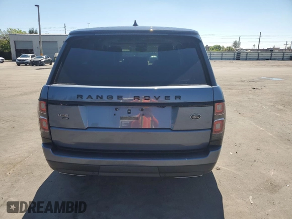 2020 Land Rover Range Rover P525 HSE with VIN SALGS2SE2LA414448, listed as a Copart auction lot 56851715 with 40,748 mi miles and Salvage title. Bid and sale history available at DreamBid. Image 6.