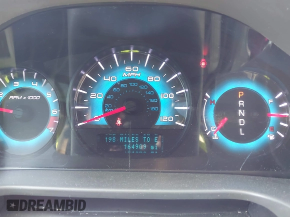2011 Ford Fusion SEL with VIN 3FAHP0JAXBR295414, listed as a IAAI auction lot 41984604 with 164,909 mi miles. Bid and sale history available at carsss.com. Image 7.