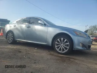 2006 Lexus IS 250 with VIN JTHCK262465005997, listed as a Copart auction lot 54251915 with 208,670 mi miles and Salvage Title. Bid and sale history available at DreamBid. Image 4.