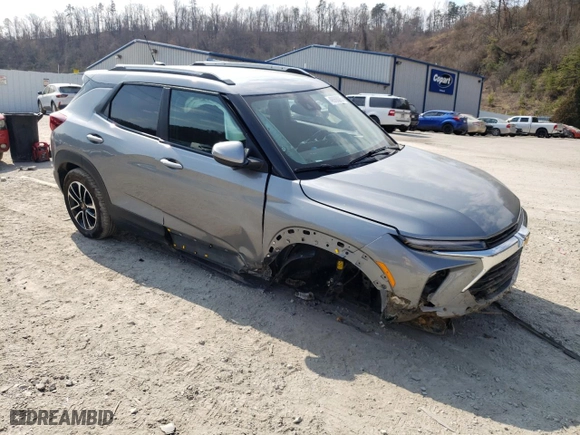 2024 Chevrolet TrailBlazer LT with VIN KL79MPS22RB084842, listed as a Copart auction lot 48668095 with 12,664 mi miles and Salvage Title. Bid and sale history available at carsss.com. Image 4.
