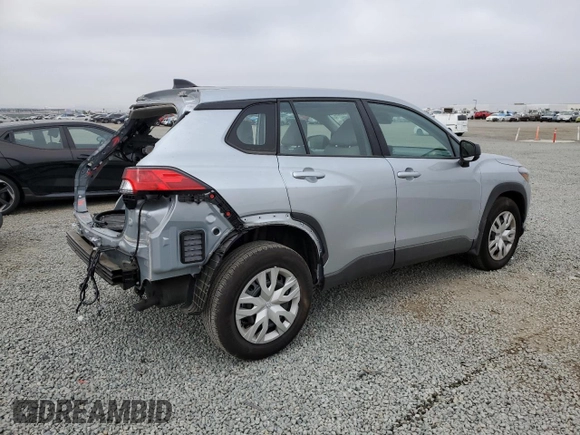 2024 Toyota Corolla Cross L with VIN 7MUAAAAG2RV114830, listed as a Copart auction lot 60692335 with 1,970 mi miles and Salvage title. Bid and sale history available at DreamBid. Image 3.