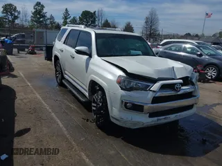 2018 Toyota 4Runner SR5 with VIN JTEBU5JR9J5535299, listed as a IAAI auction lot 41836098 with 156,523 mi miles. Bid and sale history available at carsss.com. Image 1.