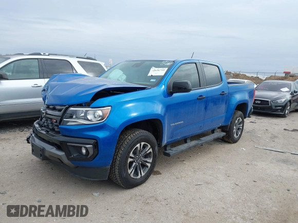 2022 Chevrolet Colorado 4WD Z71 with VIN 1GCGTDEN1N1316915, listed as a IAAI auction lot 41636710 with 13,543 mi miles and . Bid and sale history available at DreamBid. Image 17.