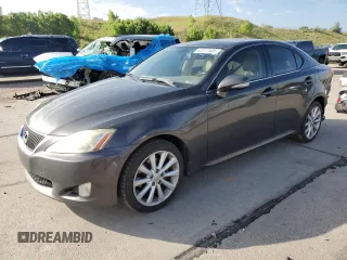 2010 Lexus IS 250 z VIN JTHCF5C29A5042532, wystawiony jako Copart lot #62377585 z przebiegiem 204 755 mil mil oraz Szkoda całkowita • Salvage title. Historia ofert i sprzedaży dostępna na DreamBid. Obrazek 1.