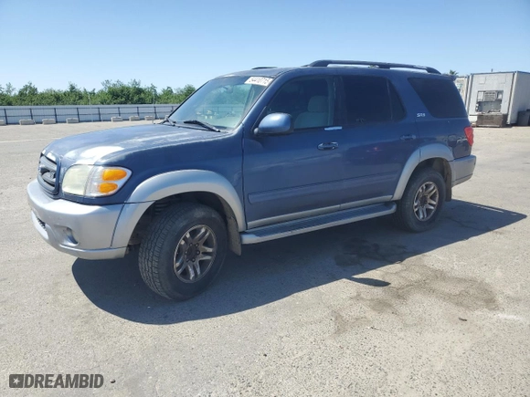 2003 Toyota Sequoia SR5 with VIN 5TDZT34A23S150390, listed as a Copart auction lot 54410715 with 314,900 mi miles and Clean Title. Bid and sale history available at carsss.com. Image 1.