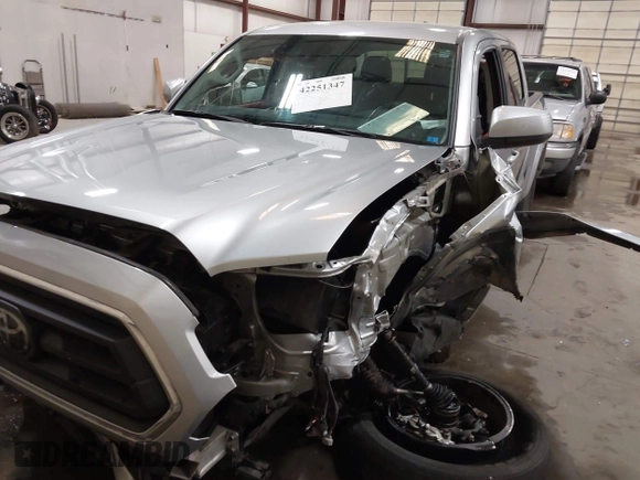 2023 Toyota Tacoma SR with VIN 3TMCZ5AN9PM604793, listed as a IAAI auction lot 42251347 with 39,741 mi miles and . Bid and sale history available at DreamBid. Image 13.