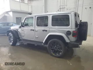 2021 Jeep Wrangler Unlimited Sahara with VIN 1C4JJXP65MW682462, listed as a Copart auction lot 58673385 with 38,714 mi miles and Salvage title. Bid and sale history available at DreamBid. Image 2.