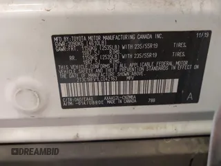 2020 Toyota RAV4 XLE Premium with VIN 2T3C1RFV1LC042163, listed as a IAAI auction lot 40672979 with 76,016 mi miles. Bid and sale history available at carsss.com. Image 9.