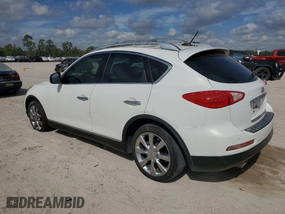 2010 Infiniti EX Journey with VIN JN1AJ0HP4AM701608, listed as a Copart auction lot 77408164 with 132,672 mi miles and Salvage Title. Bid and sale history available at DreamBid. Image 2.