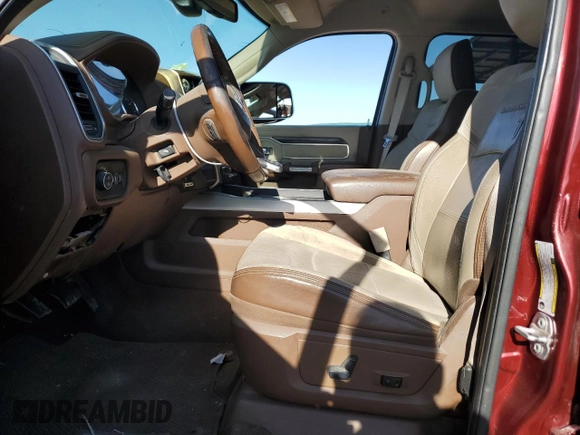 2019 Ram 2500 Laramie with VIN 3C6UR5FL7KG602583, listed as a Copart auction lot 57165494 with 199,767 mi miles and Salvage Title. Bid and sale history available at carsss.com. Image 7.
