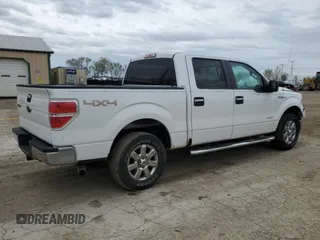 2013 Ford F-150 XL with VIN 1FTFW1ET8DFA58698, listed as a Copart auction lot 51851825 with 160,580 mi miles and Salvage Title. Bid and sale history available at carsss.com. Image 3.