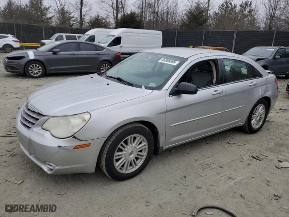 2008 Chrysler Sebring Touring with VIN 1C3LC56R68N264799, listed as a Copart auction lot 46088695 with 137,729 mi miles and Clean Title. Bid and sale history available at carsss.com. Image 1.