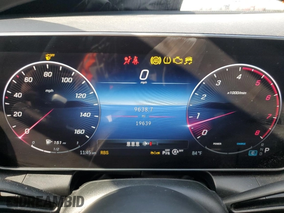 2023 Mercedes-Benz GLC with VIN W1NKM4GB6PF042216, listed as a Copart auction lot 42220355 with 19,639 mi miles and Salvage Title. Bid and sale history available at carsss.com. Image 9.