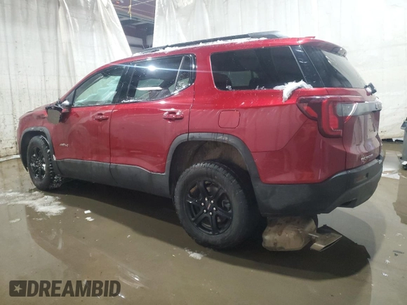 2021 GMC Acadia AT4 with VIN 1GKKNLLS2MZ234915, listed as a Copart auction lot 87026744 with 25,302 mi miles and Salvage Title. Bid and sale history available at carsss.com. Image 2.