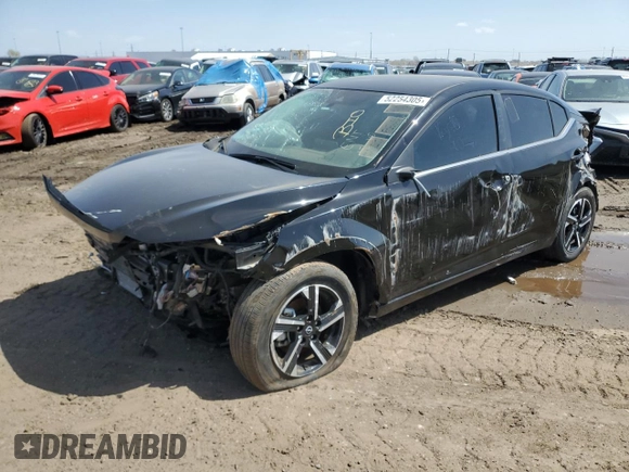 2024 Nissan Sentra SV with VIN 3N1AB8CV8RY217581, listed as a Copart auction lot 52254305 with 13,590 mi miles and Clean Title. Bid and sale history available at DreamBid. Image 1.
