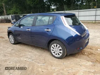 2017 Nissan LEAF S with VIN 1N4BZ0CP3HC311462, listed as a Copart auction lot 62606785 with Not provided miles and Salvage title. Bid and sale history available at DreamBid. Image 2.