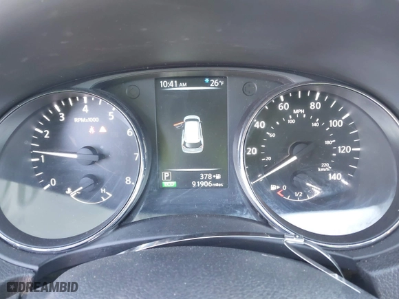 2017 Nissan Rogue SL with VIN 5N1AT2MV5HC769838, listed as a IAAI auction lot 40922008 with 91,906 mi miles. Bid and sale history available at carsss.com. Image 7.