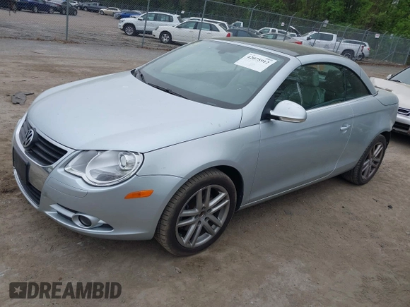 2008 Volkswagen Eos Lux with VIN WVWFA71F88V003763, listed as a IAAI auction lot 42075912 with 157,667 mi miles and . Bid and sale history available at DreamBid. Image 2.