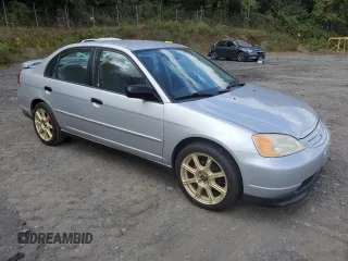 2001 Honda Civic LX with VIN 2HGES16551H514840, listed as a Copart auction lot 73725664 with 97,231 mi miles and Salvage Title. Bid and sale history available at carsss.com. Image 4.