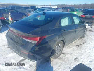 2024 Hyundai Elantra SEL with VIN KMHLM4DG0RU745218, listed as a IAAI auction lot 41634686 with 13,690 mi miles and . Bid and sale history available at DreamBid. Image 4.