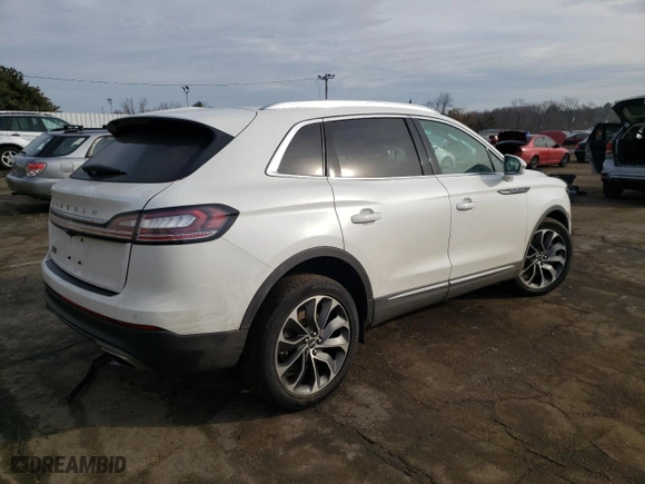 2023 Lincoln Nautilus Reserve with VIN 2LMPJ8K95PBL26391, listed as a Copart auction lot 46550935 with 12,973 mi miles and Salvage Title. Bid and sale history available at carsss.com. Image 3.
