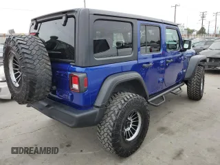 2020 Jeep Wrangler Unlimited Sport S with VIN 1C4HJXDN3LW181949, listed as a Copart auction lot 62301625 with 50,091 mi miles and Salvage title. Bid and sale history available at DreamBid. Image 3.
