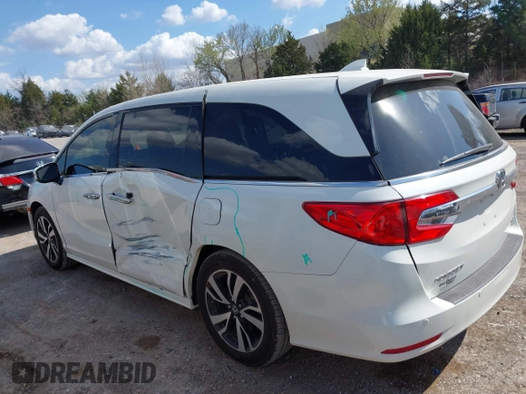 2019 Honda Odyssey Elite with VIN 5FNRL6H91KB053203, listed as a IAAI auction lot 41866308 with 84,700 mi miles and . Bid and sale history available at DreamBid. Image 13.