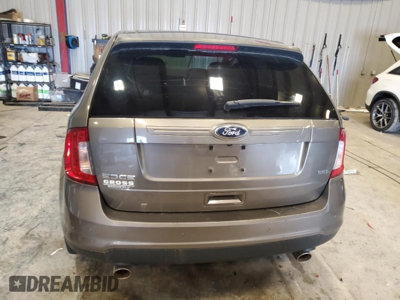 2013 Ford Edge SEL with VIN 2FMDK3JC2DBC16194, listed as a Copart auction lot 51583605 with 186,047 mi miles and Clean Title. Bid and sale history available at carsss.com. Image 6.