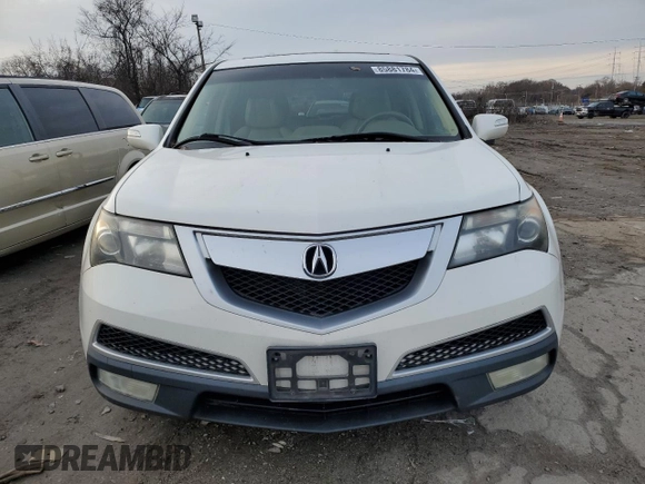 2012 Acura MDX Tech/Entertainment Pkg with VIN 2HNYD2H47CH500919, listed as a Copart auction lot 85881784 with 165,255 mi miles and Salvage Title. Bid and sale history available at carsss.com. Image 5.