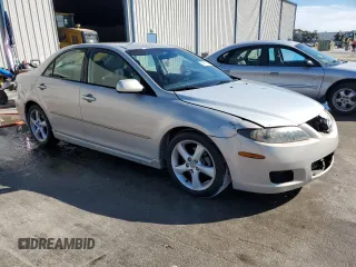 2007 Mazda 6 i Touring with VIN 1YVHP80C375M24948, listed as a Copart auction lot 89311445 with 91,227 mi miles and Salvage Title. Bid and sale history available at DreamBid. Image 4.