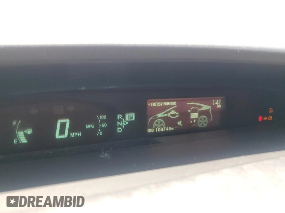 2011 Toyota Prius I with VIN JTDKN3DU0B5305027, listed as a Copart auction lot 52979295 with 104,748 mi miles and Salvage Title. Bid and sale history available at DreamBid. Image 9.
