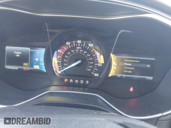 2014 Ford Fusion Titanium with VIN 3FA6P0K93ER293357, listed as a IAAI auction lot 41354955 with 176,130 mi miles. Bid and sale history available at carsss.com. Image 7.
