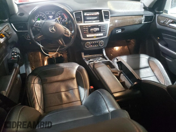 2015 Mercedes-Benz M ML 350 with VIN 4JGDA5HB2FA467081, listed as a Copart auction lot 43956725 with 172,701 mi miles and Salvage Title. Bid and sale history available at carsss.com. Image 8.