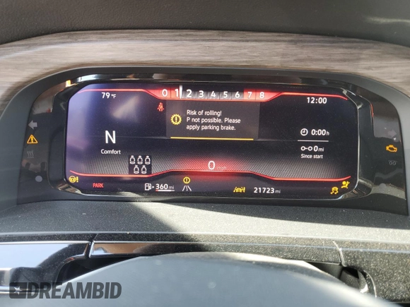 2024 Volkswagen Atlas SEL Premium R-Line z VIN 1V2FR2CA8RC516391, wystawiony jako Copart lot #51739075 z przebiegiem 21 723 mil mil oraz Szkoda całkowita • Salvage title. Historia ofert i sprzedaży dostępna na DreamBid. Obrazek 9.