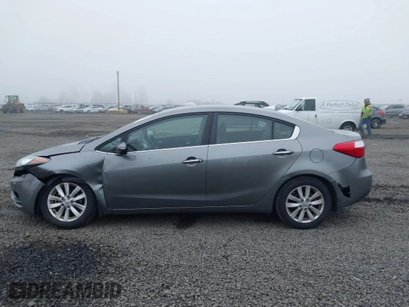 2014 Kia Forte EX with VIN KNAFX4A8XE5213014, listed as a IAAI auction lot 41000589 with 89,890 mi miles. Bid and sale history available at carsss.com. Image 14.