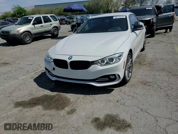 2014 BMW 4 Series 428i with VIN WBA3V7C51EJ873074, listed as a Copart auction lot 58778785 with 94,007 mi miles and Salvage title. Bid and sale history available at DreamBid. Image 13.