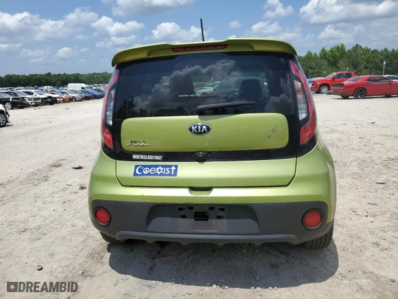 2019 Kia Soul with VIN KNDJN2A27K7915701, listed as a Copart auction lot 54048864 with 81,542 mi miles and Non Repairable. Bid and sale history available at carsss.com. Image 6.