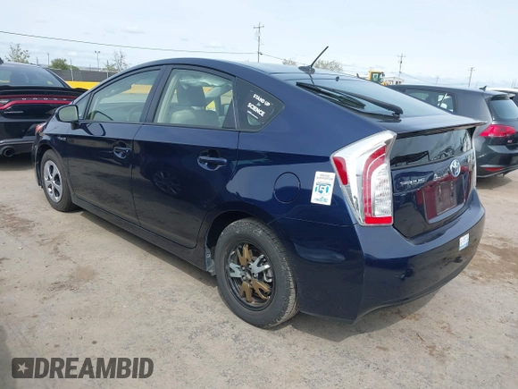 2015 Toyota Prius Four with VIN JTDKN3DU1F0423929, listed as a IAAI auction lot 41982427 with 43,882 mi miles. Bid and sale history available at carsss.com. Image 3.