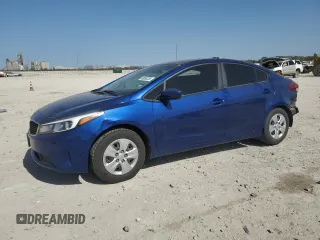 2017 Kia Forte LX with VIN 3KPFK4A70HE141614, listed as a Copart auction lot 49859225 with 64,561 mi miles and Salvage Title. Bid and sale history available at carsss.com. Image 1.