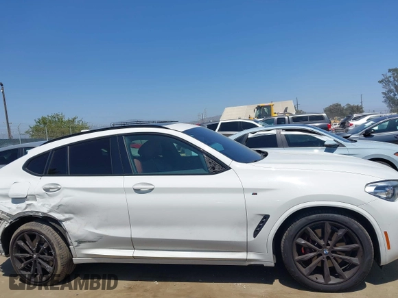 2021 BMW X4 xDrive30i with VIN 5UX2V1C07M9F78742, listed as a IAAI auction lot 42529383 with 40,786 mi miles and . Bid and sale history available at DreamBid. Image 14.