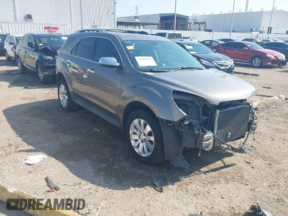 2010 Chevrolet Equinox LTZ with VIN 2CNFLFEY1A6249477, listed as a IAAI auction lot 42006491 with 255,127 mi miles. Bid and sale history available at carsss.com. Image 1.