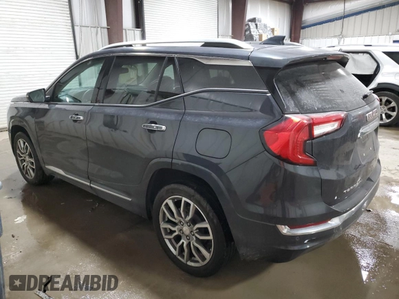 2022 GMC Terrain Denali with VIN 3GKALXEV2NL212602, listed as a Copart auction lot 42675245 with 23,893 mi miles and Salvage title. Bid and sale history available at DreamBid. Image 2.